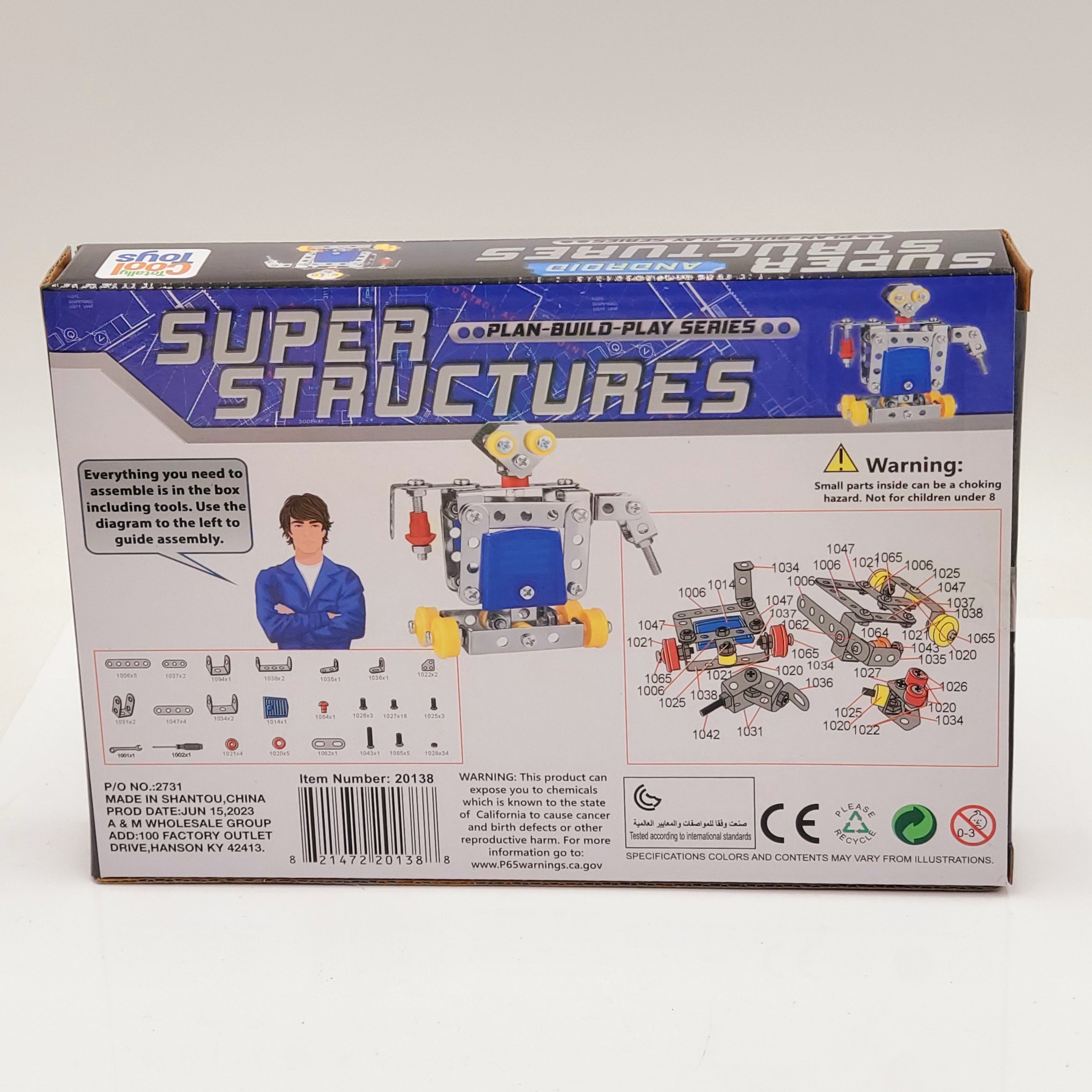 Super Structures-Plan-Build-Play Series-4 different styles to choose from!