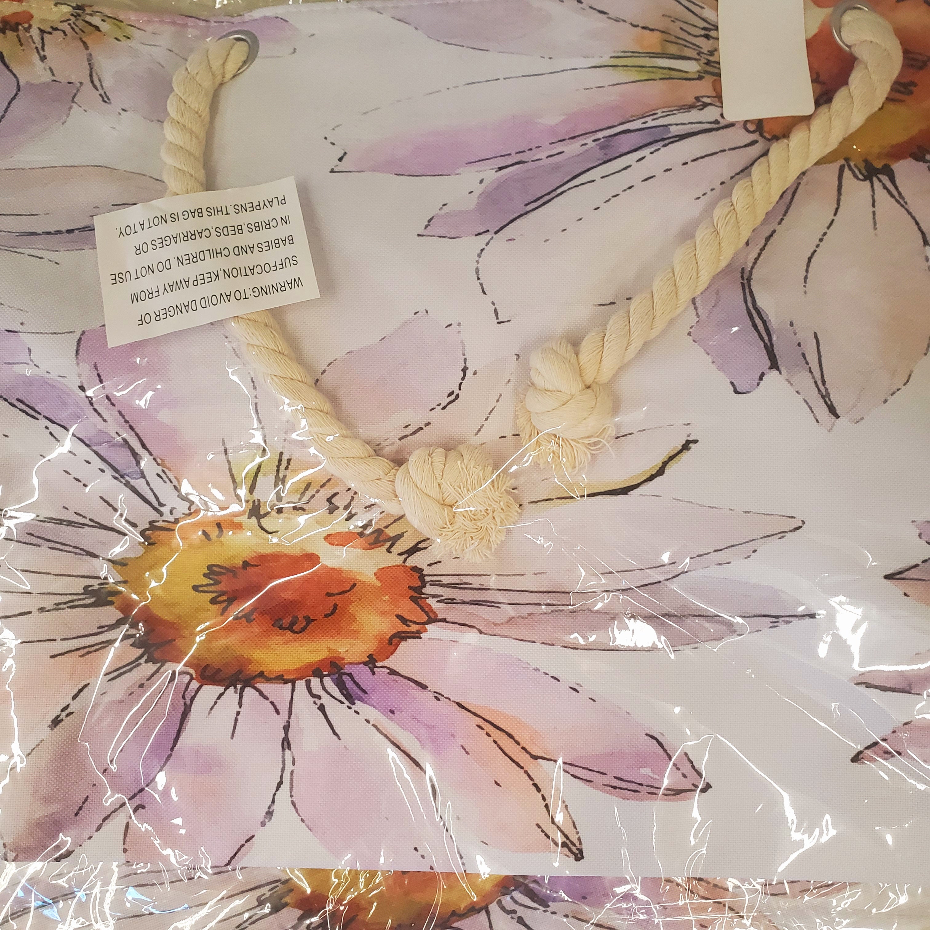 Canvas Beach Tote  (22" x 14")