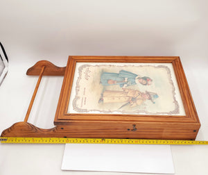 Wooden Medicine Cabinet/Towel Rack