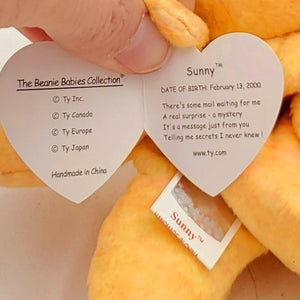 2000 Beanie Babies 2 Pack- Periwinkle the Bear and Sunny the Bear