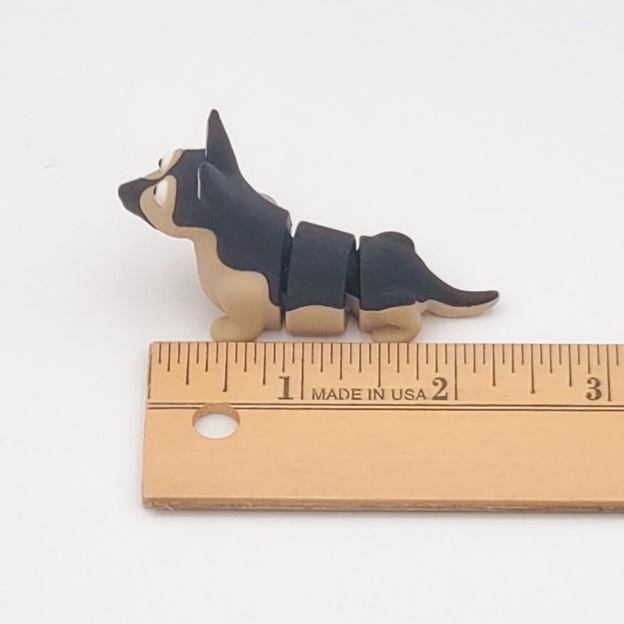 Black/Brown Dog - 3D Printed Pocket Pet