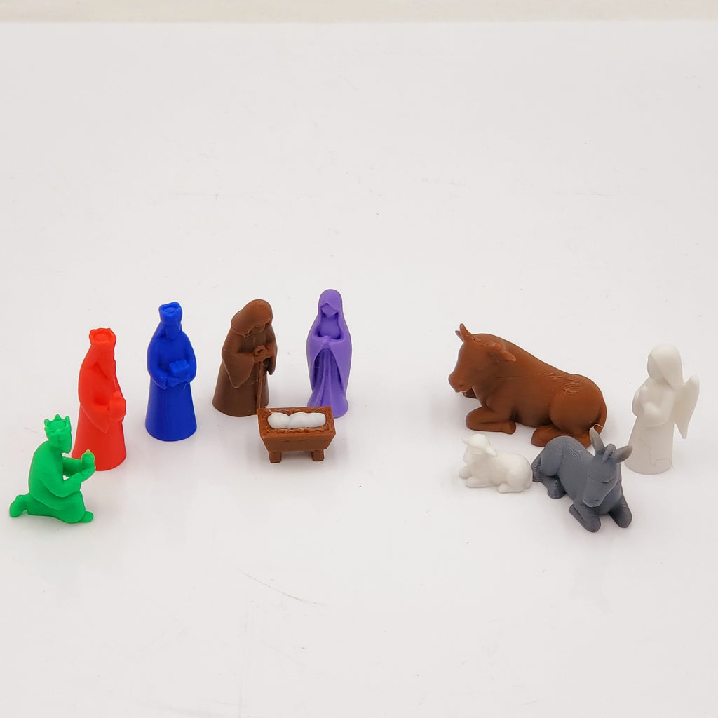 Tiny Nativity Scene 3D Printed