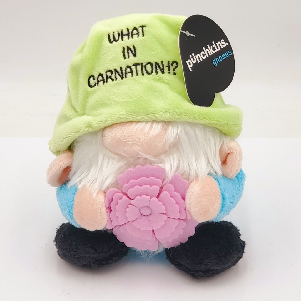 Punchkins-Gnome Flower Plushie - What in Carnation