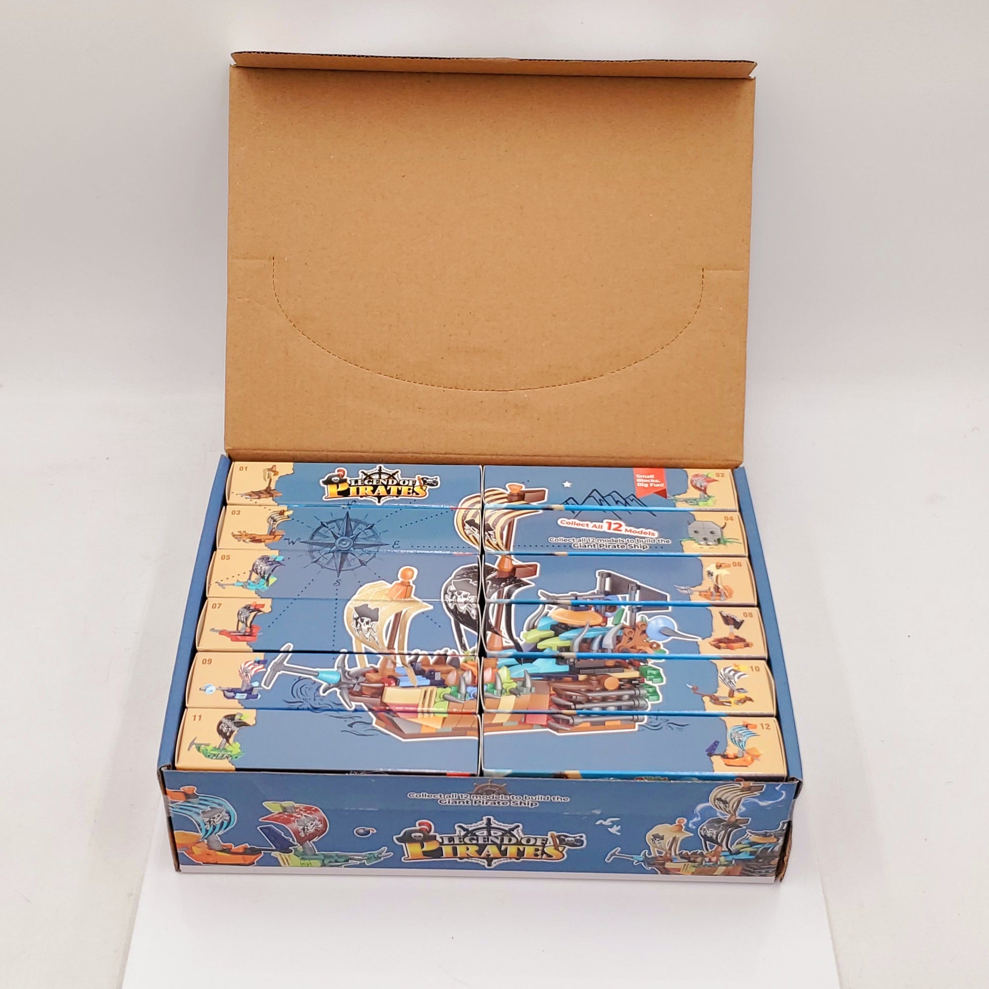Legend of Pirates Building Block Sets- Comes with all 12 Models!