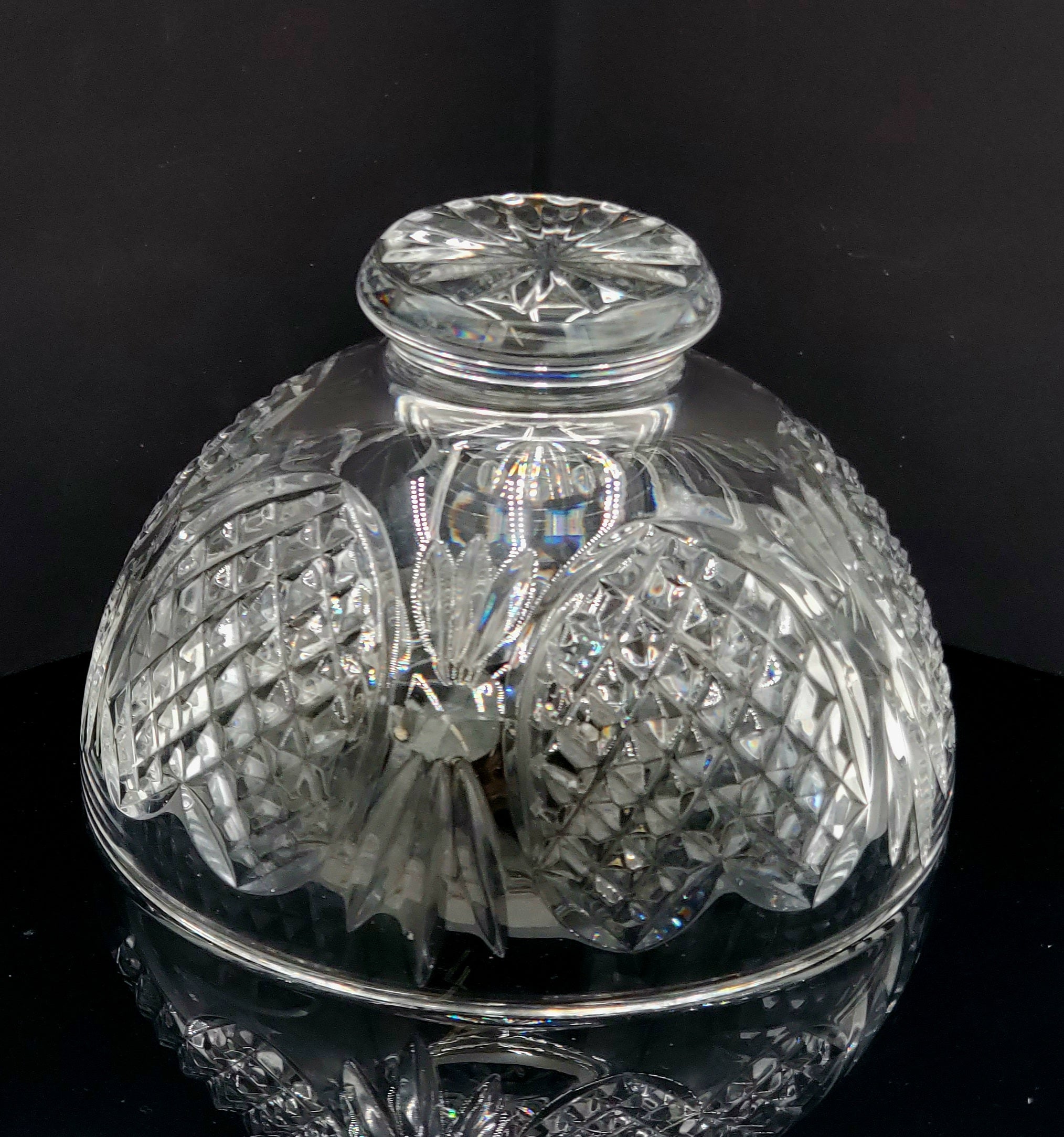 Waterford Crystal Wedding Heirloom 8" Footed Bowl