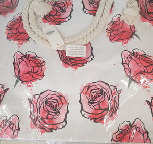 Canvas Beach Tote  (22" x 14")