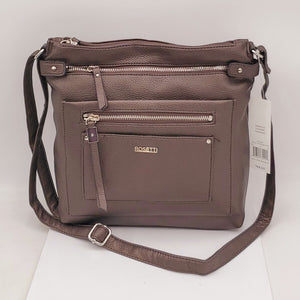 ROSETTI HANDBAG, ZOYA LRG CROSSBODY, PEWTER