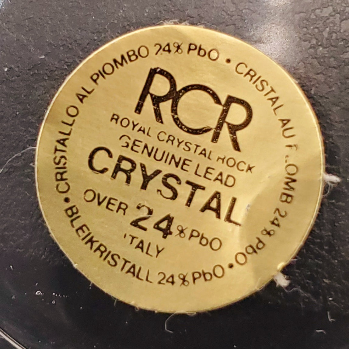 RCR Royal Crystal Rock Set of 2 Small Bowls- Made in Italy