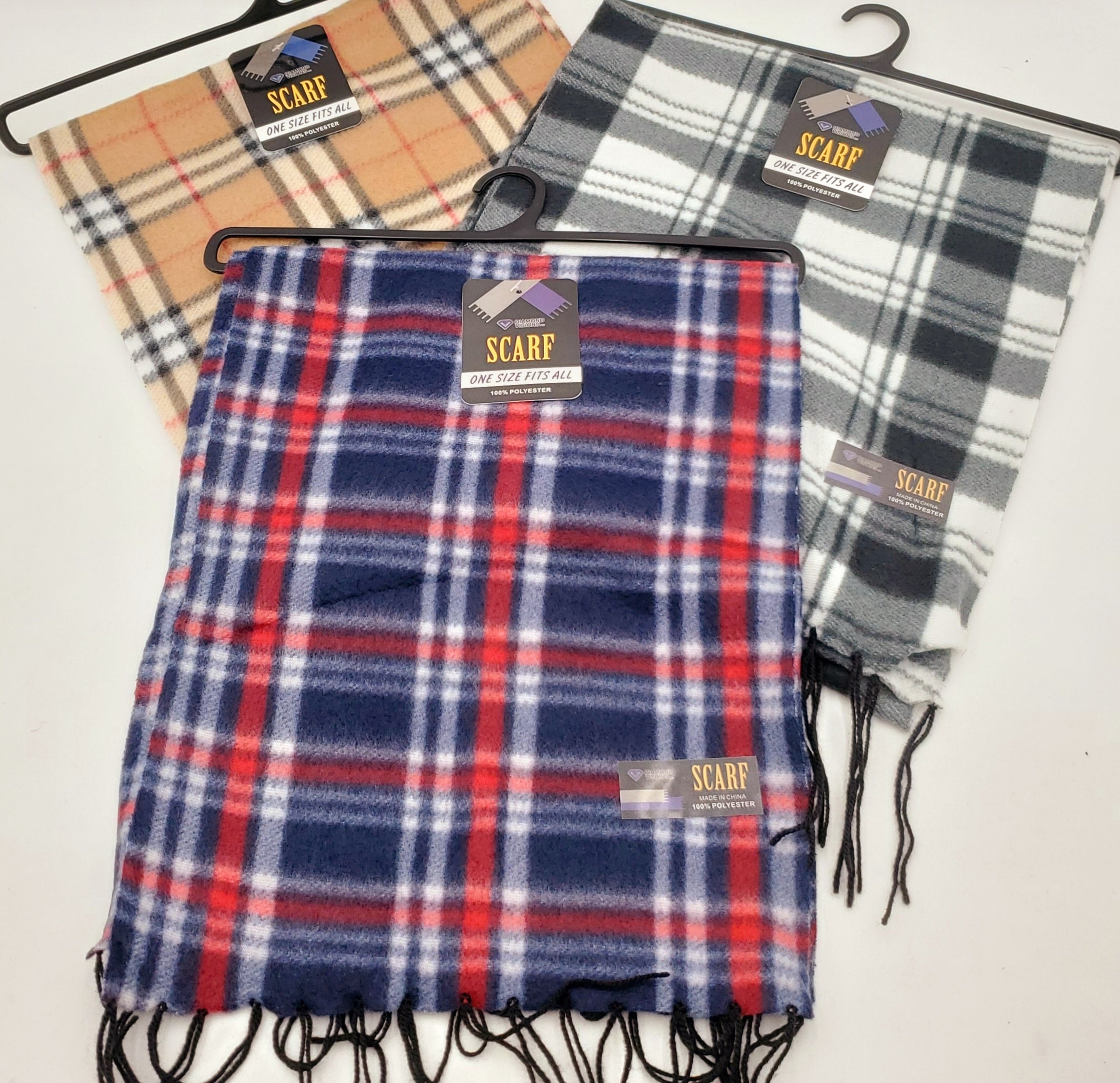 Winter Scarf (Assorted) 12 Different Styles to Choose From!