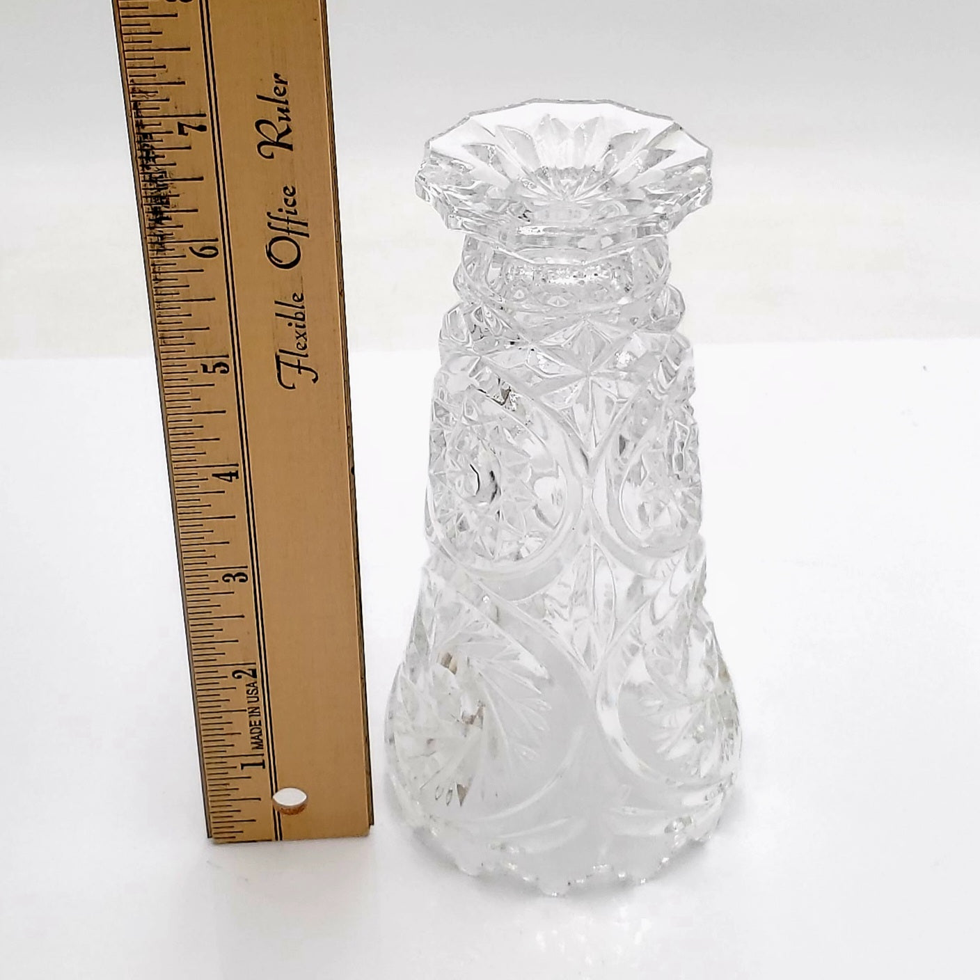 Vintage Cut Crystal Vase