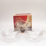 RCR Royal Crystal Rock Set of 2 Small Bowls- Made in Italy