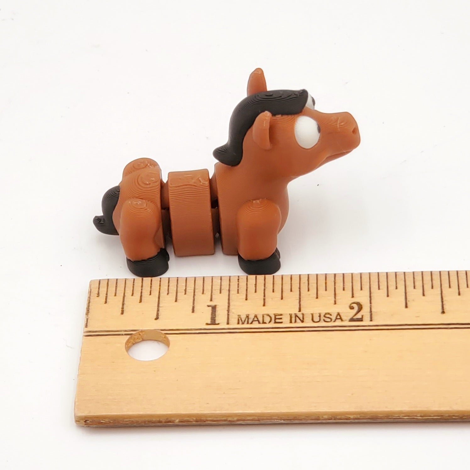 Brown Horse Pocket Pet -3D Printed