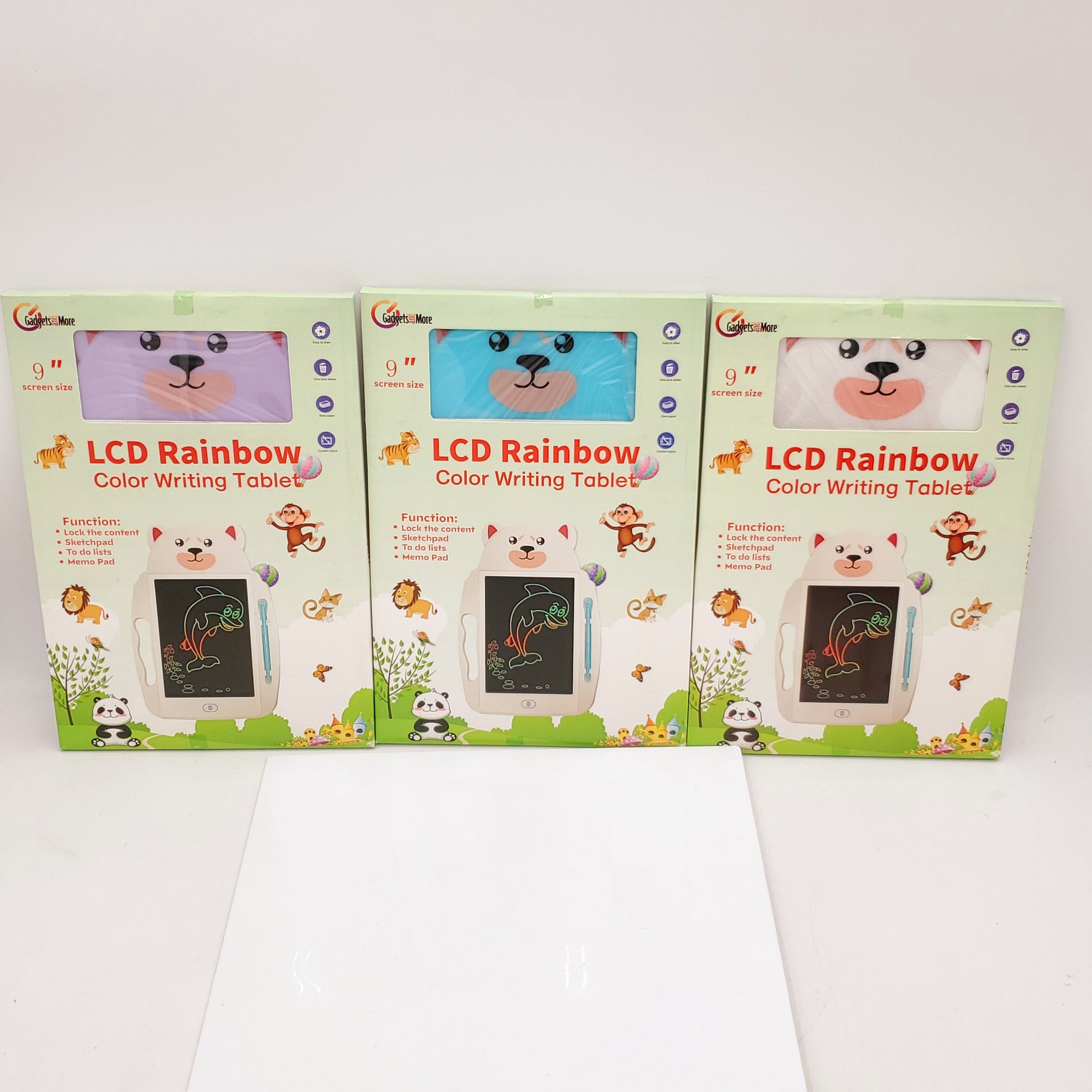 LCD Rainbow Color Writing Tablet