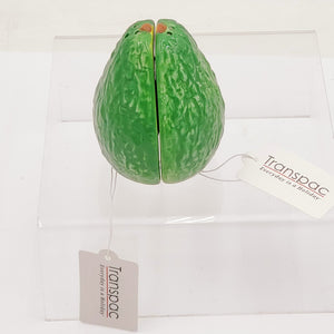 Dolomite 3 in. Green Spring Avocado Salt and Pepper Set