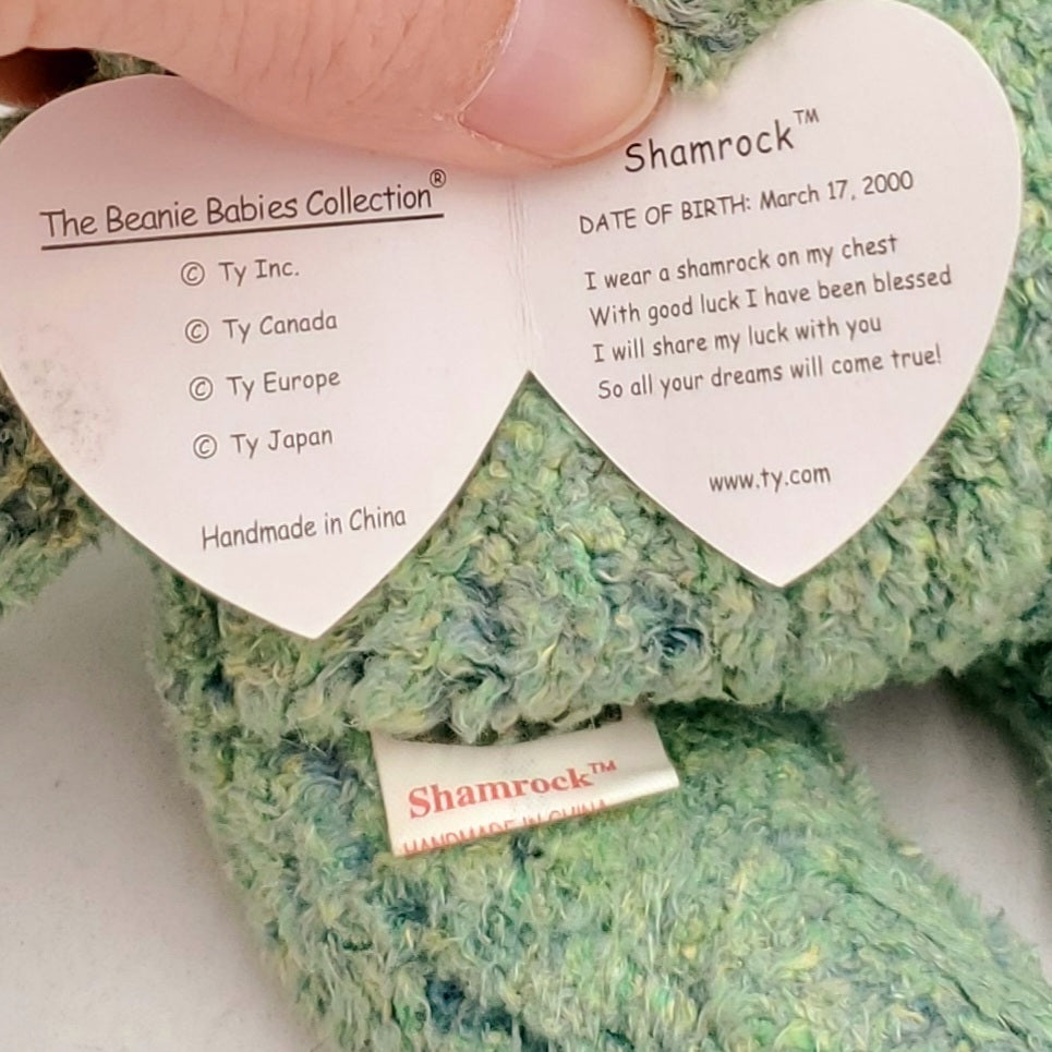2000 Beanie Babies 3 Pack- Haunt the Halloween Bear, Shamrock the Bear and Eggs the Easter Bear