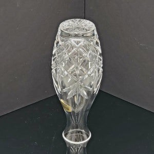 Atlantis Full Lead Crystal Vase- Made in Portugal