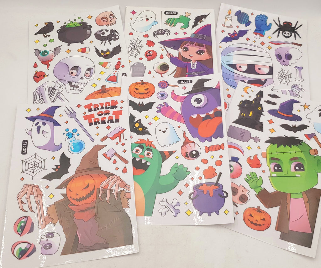 135pc Halloween Window Clings
