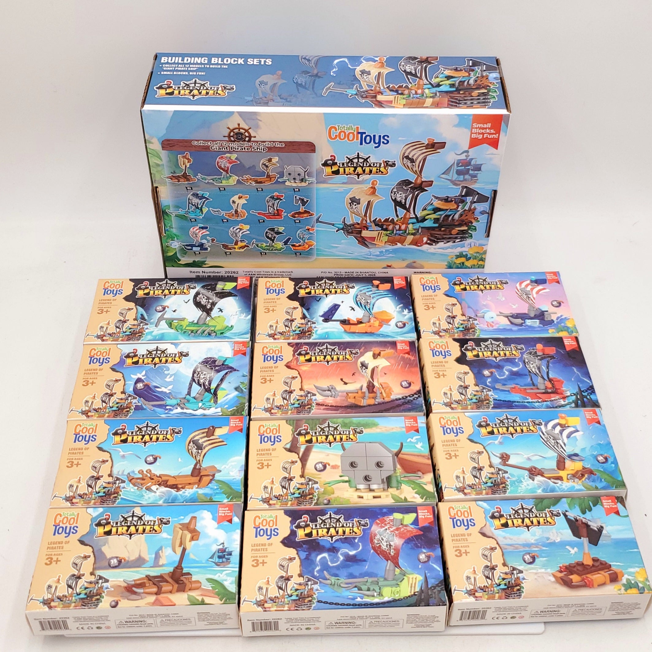 Legend of Pirates Building Block Sets- Comes with all 12 Models!