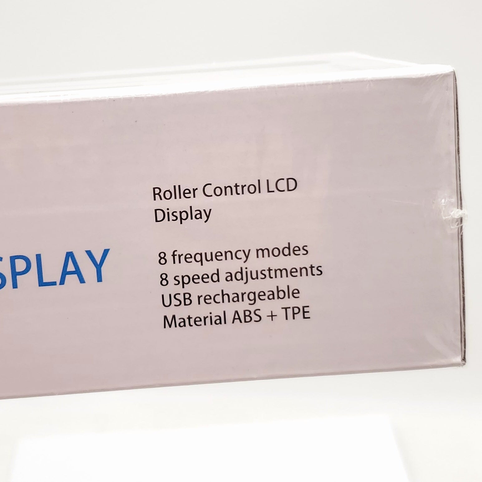 Back Massager- 8 Powerful Frequency Modes, USB Rechargeable-White