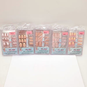Pretty Women Nails w/Glue Assorted