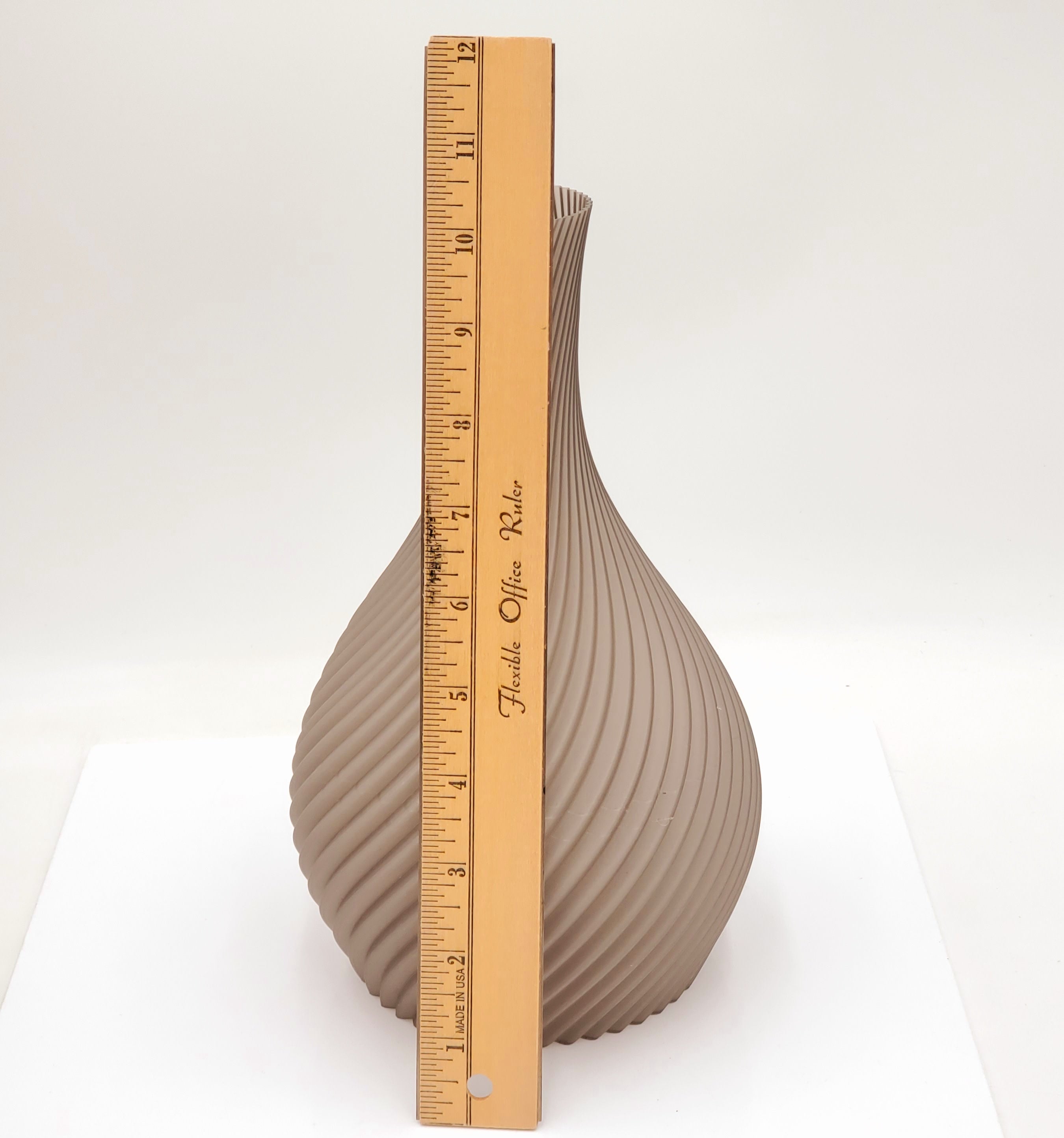 Grey Vase-3D Printed