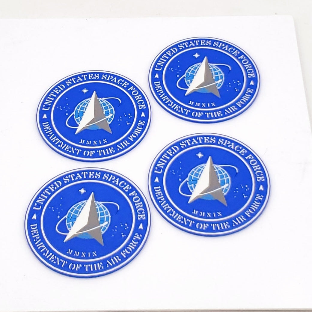 United States Space Force Coasters Set -3D Printed