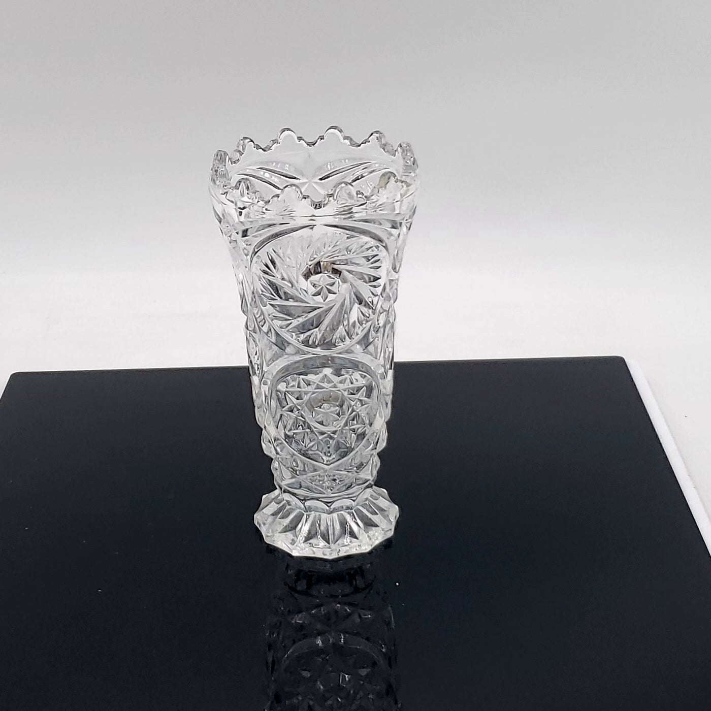 Vintage Cut Crystal Vase