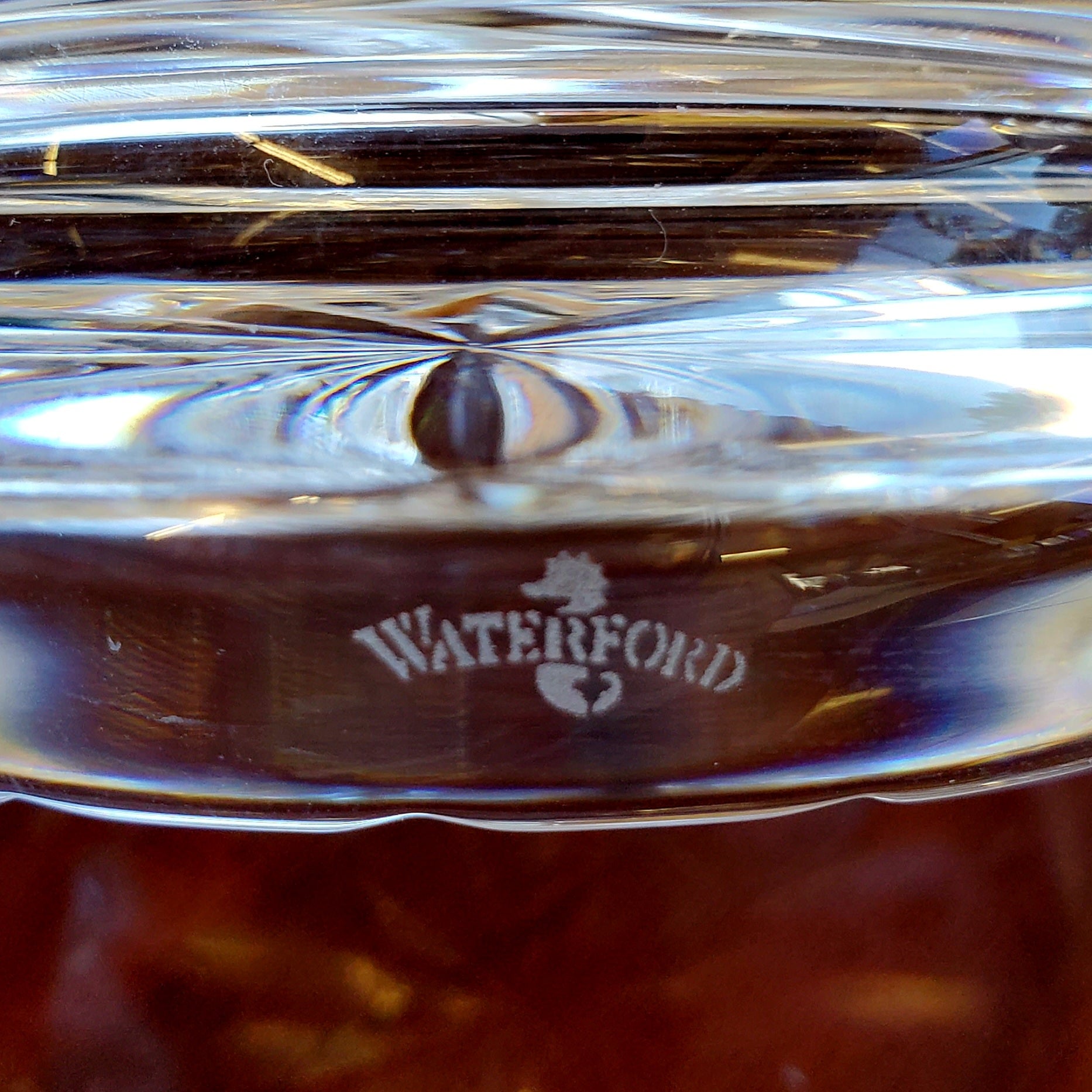 Waterford Crystal Wedding Heirloom 8" Footed Bowl