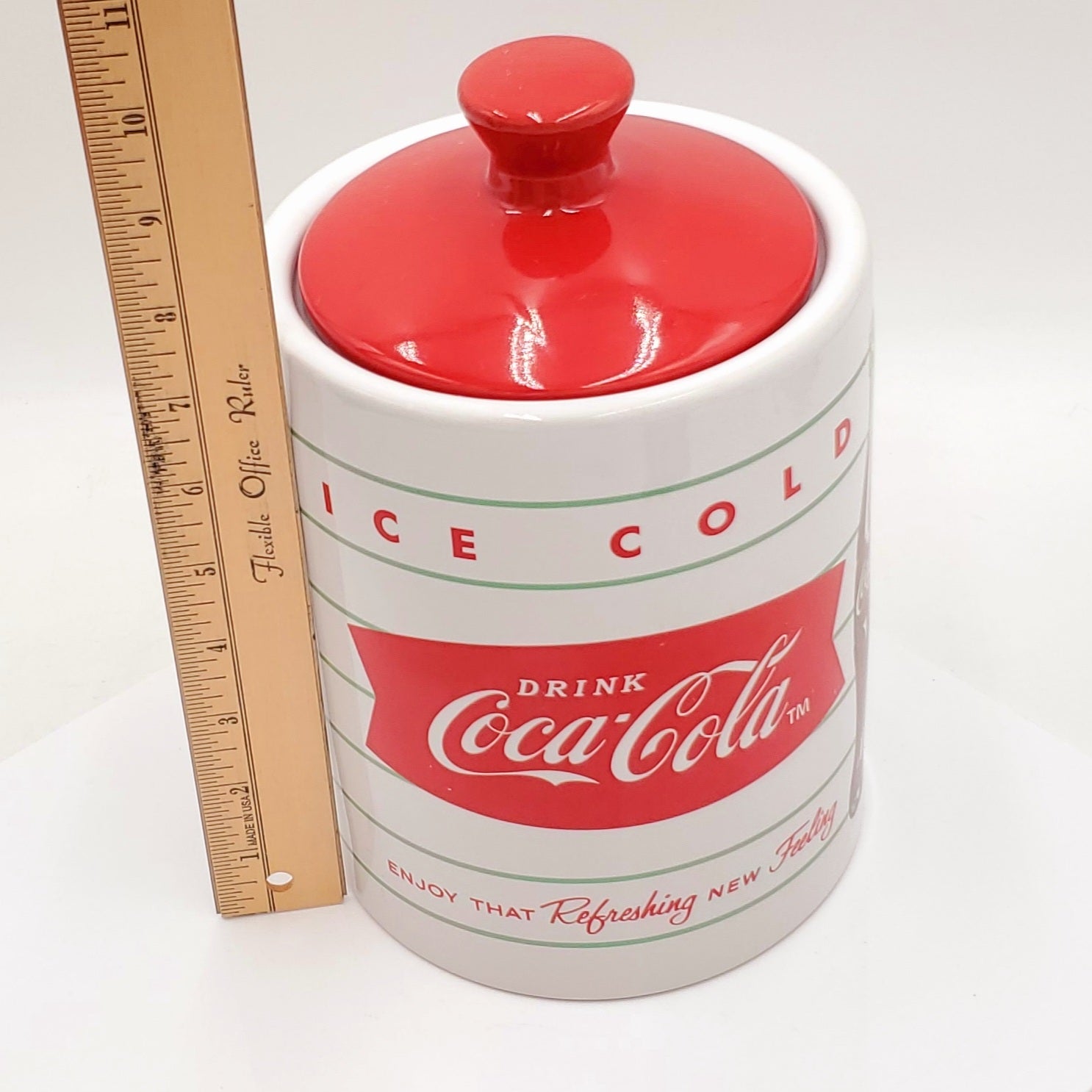 Ceramic Gibson Coca-Cola Canister/Cookie Jar
