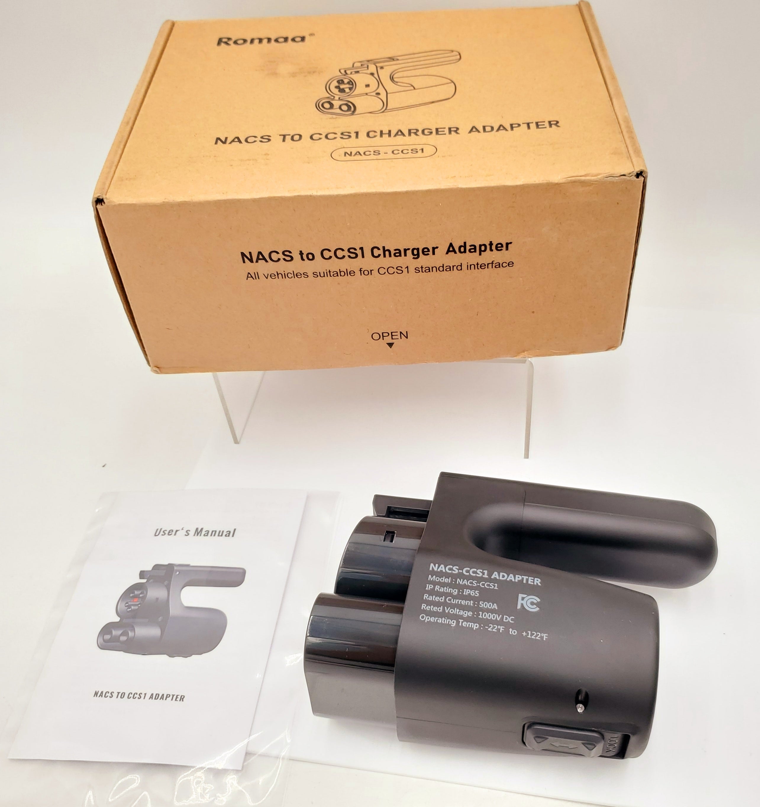 Romaa NACS to CCS1 Charger Adapter