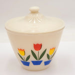 Vintage Fire King Tulip Grease Drip Jar