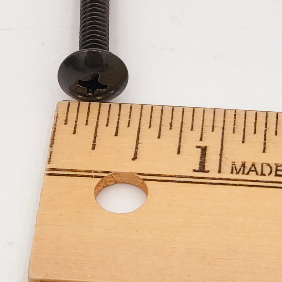 Black Machine Screws-50pc