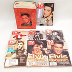 Vintage Elvis Presley TV GUIDES pack of 7