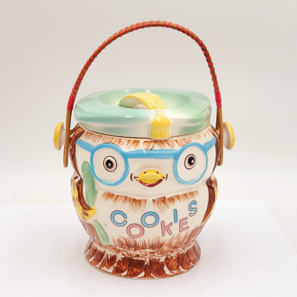 Vintage Robinson Ransbottom Wise Owl Cookie Jar
