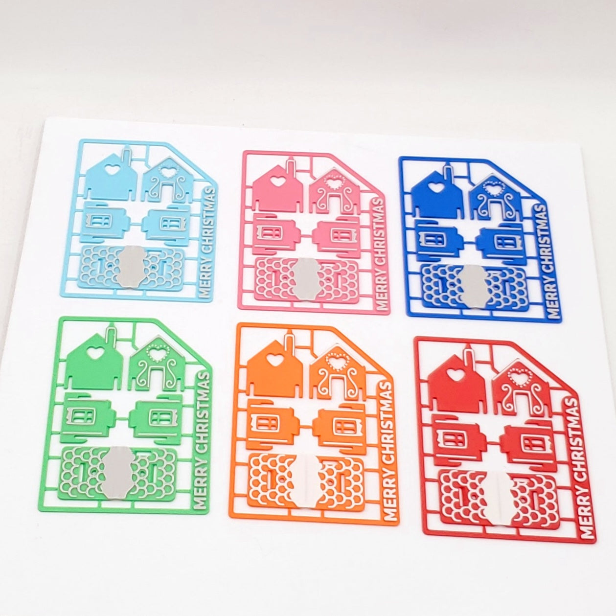 Gingerbread House Builder Kit Cards-3D Printed