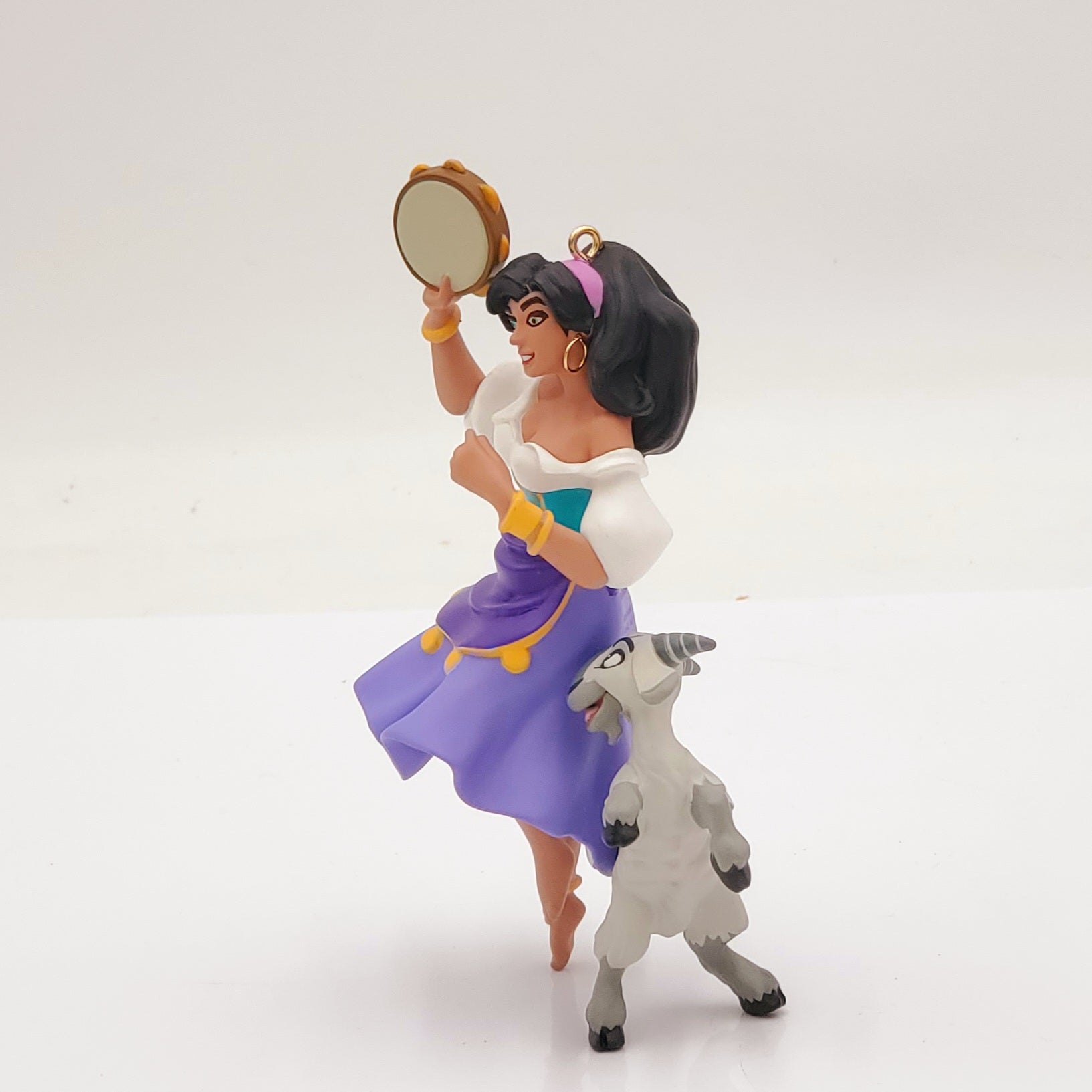 Hunchback of Notre Dame Keepsake Ornament-Esmeralda and Djali