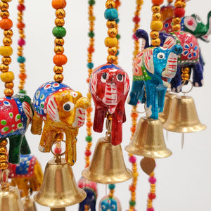 Recycled Fifteen Elephant Chime