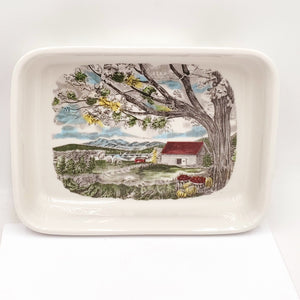 Johnson Brothers Friendly Village 11" Lasagna Pan Baking Dish