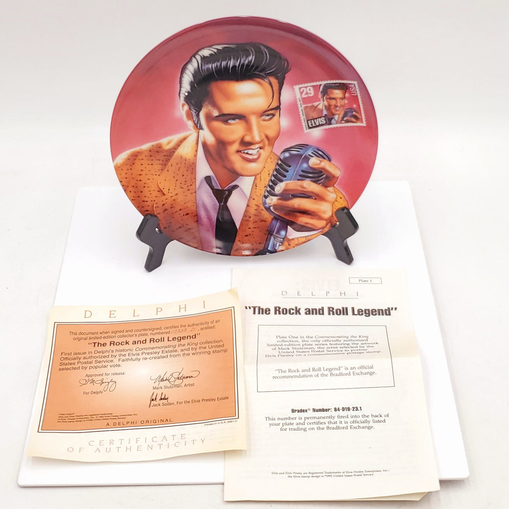 Elvis Presley "The Rock and Roll Legend" Delphi Plate