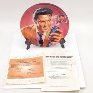 Elvis Presley "The Rock and Roll Legend" Delphi Plate