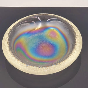 Iridescent Swirl Decorative Glass Plate/Bowl
