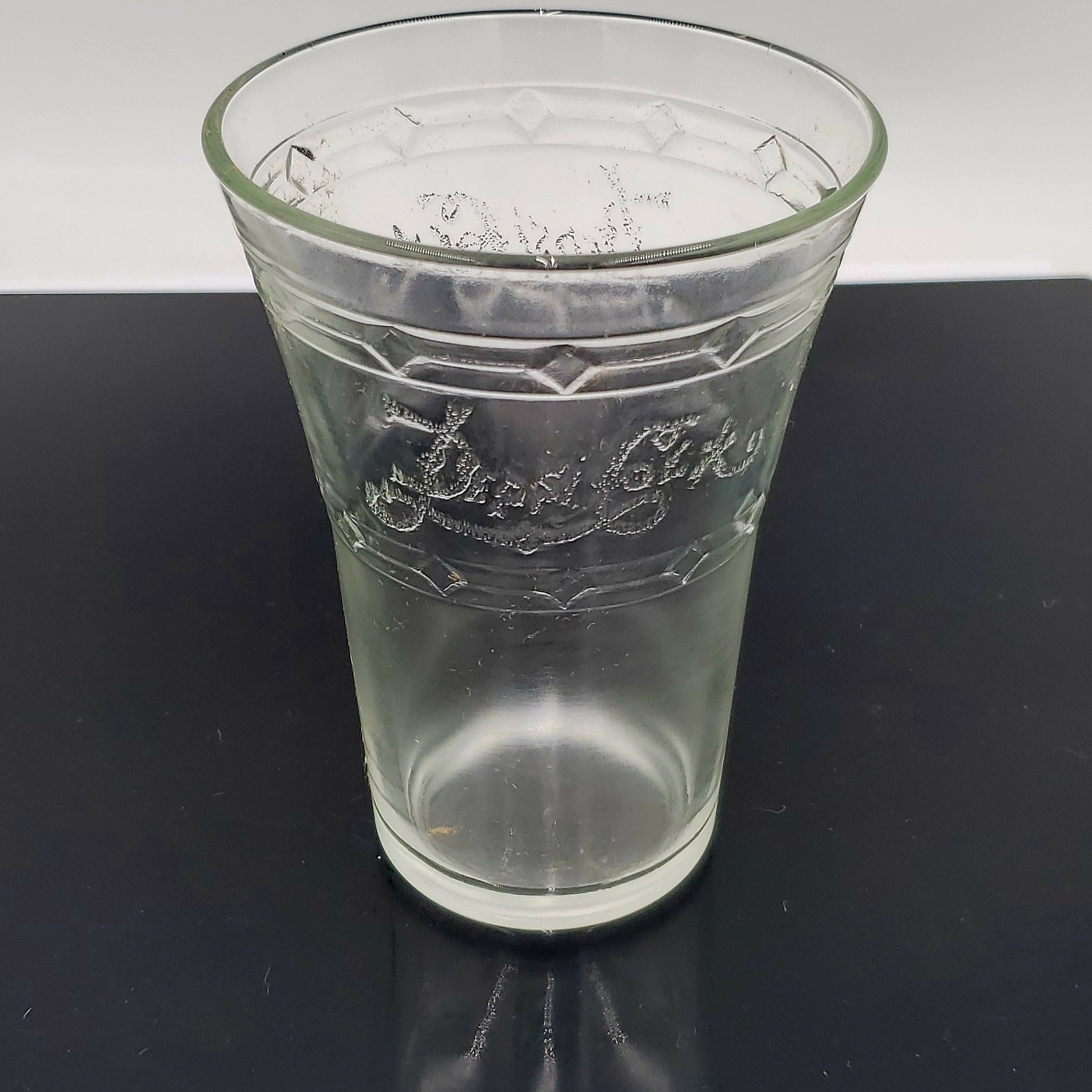 Vintage 1973 Pepsi Cola Etched Logo Glasses 6 pack