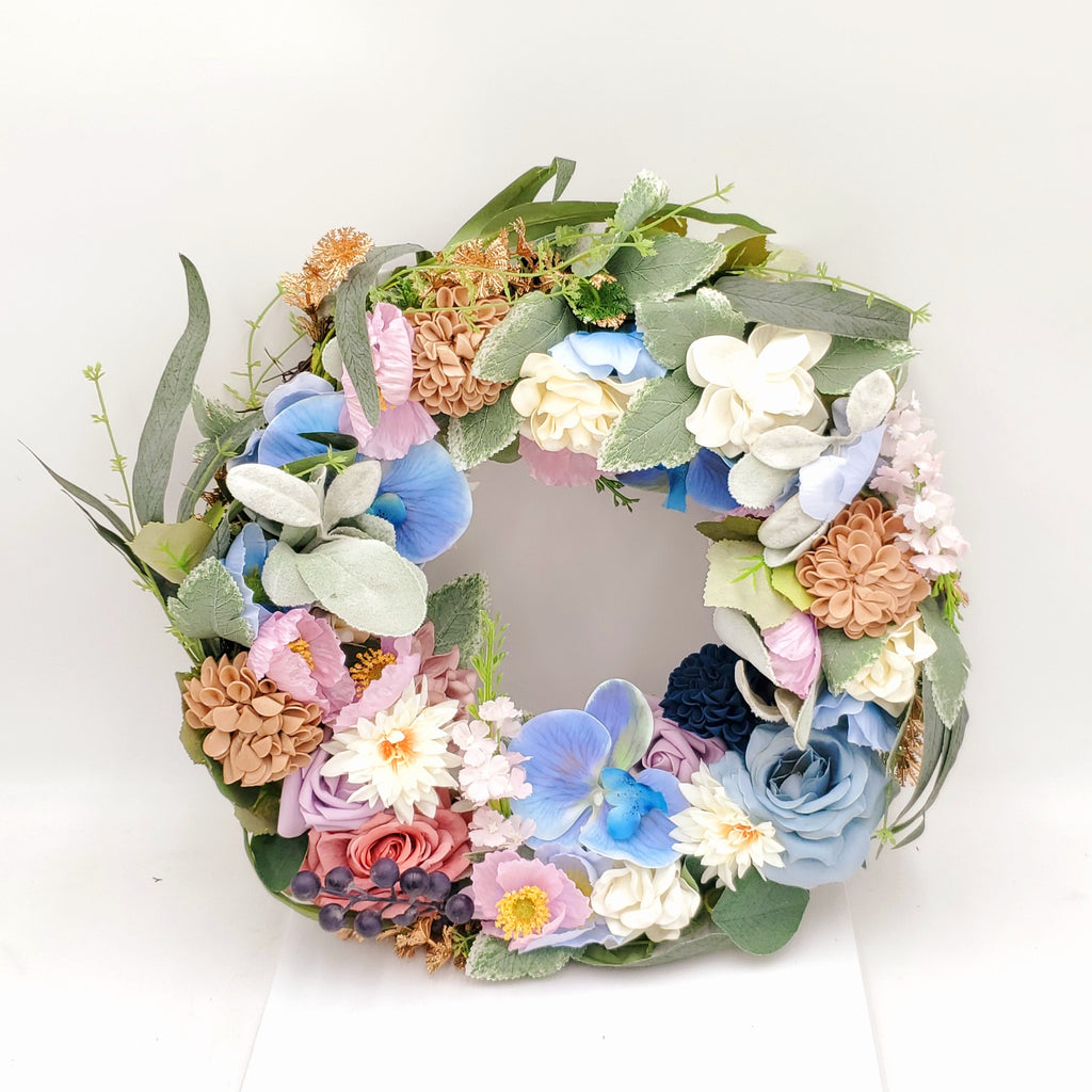Spring/Summer 22-inch Floral Wreath