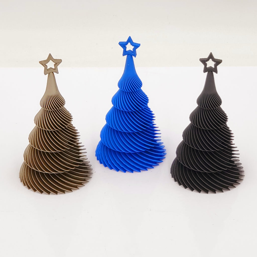 Spiral Christmas Tree Ornaments-3D Printed