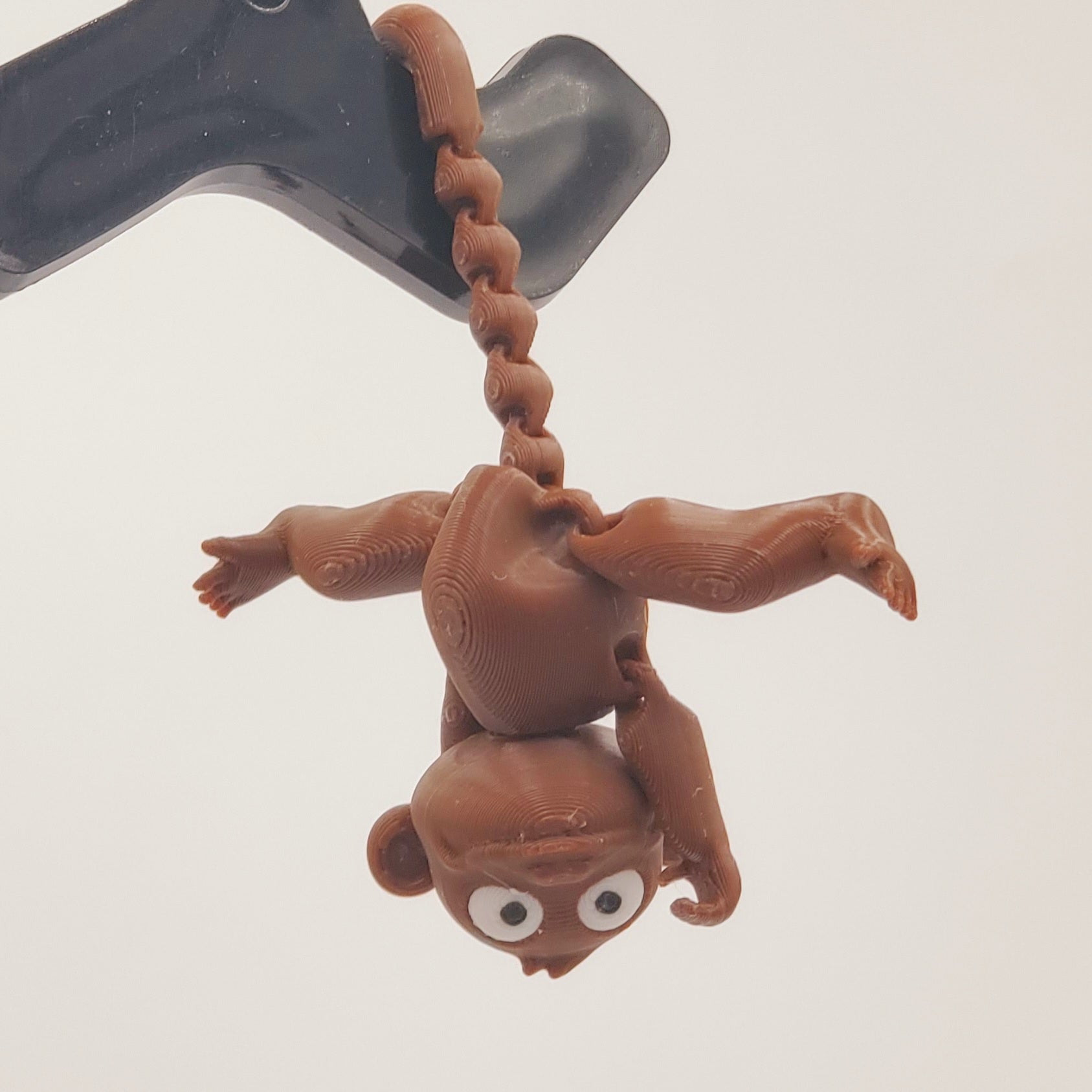 Brown Monkey- 3D Printed Pocket Pet