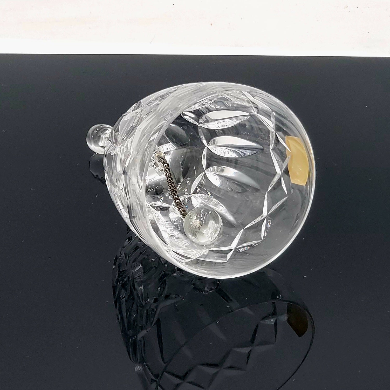 Atlantis Crisal Portugal Full Lead Crystal Hand Blown and Cut Crystal Bell