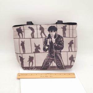 Vintage Elvis Presley Zipper Tote Bag