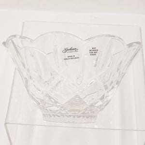 Gorham Lady Anne 5 1/2 inch Full Lead Crystal Bowl made in Czech Republic