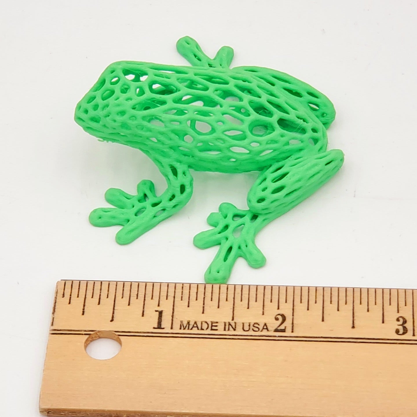 Voronoi Green Frog- 3D Printed