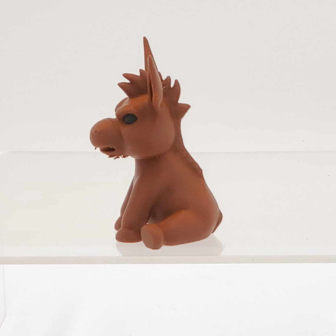 Brown Donkey Angry Little Animals -3D Printed